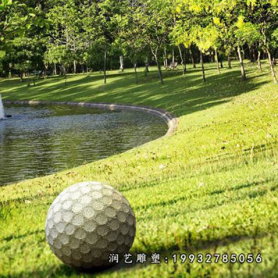 高尔夫球石雕 (2)