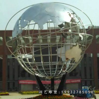 不锈钢地球雕塑 (31)