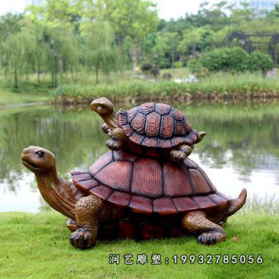 别墅玻璃钢乌龟雕塑