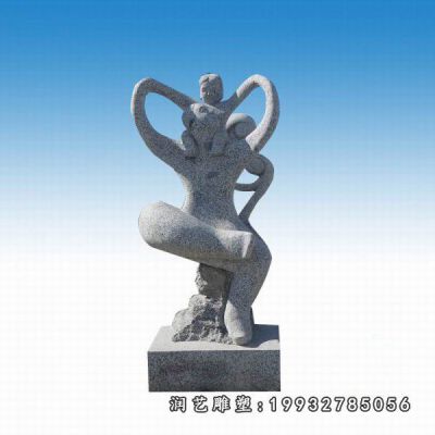 公司母子人物石雕
