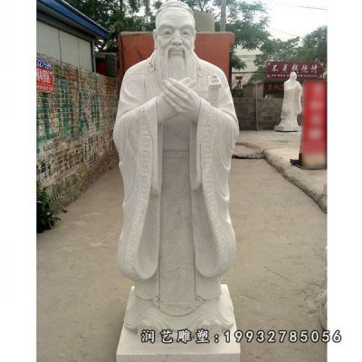 医院人物老子石雕