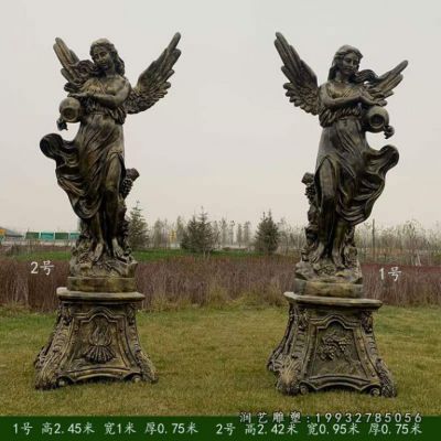 景点天使人物铜雕