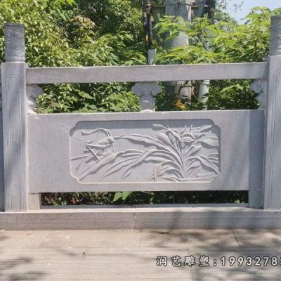 学校景观栏板石雕