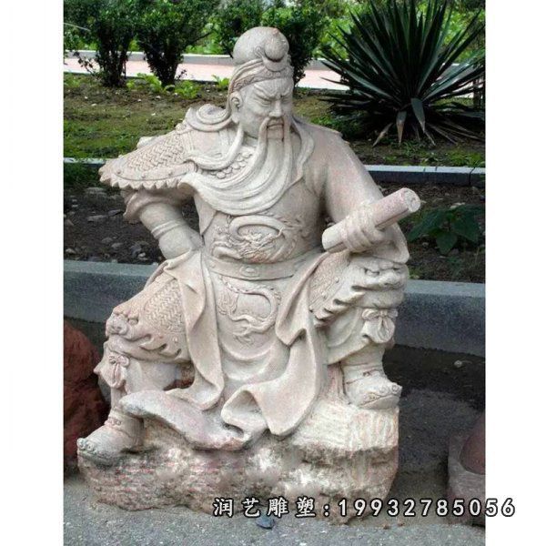 景区关公石雕