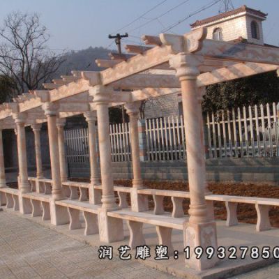 园林长廊景观石雕
