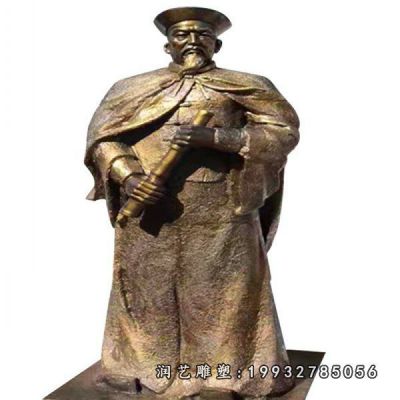 城市林则徐人物铜雕