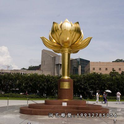 公园花不锈钢雕塑