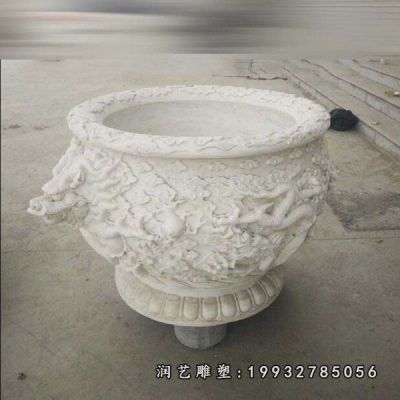 小区水缸景观石雕