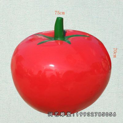 公园玻璃钢景观西红柿雕塑