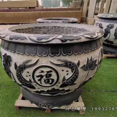 园林景观鱼缸石雕