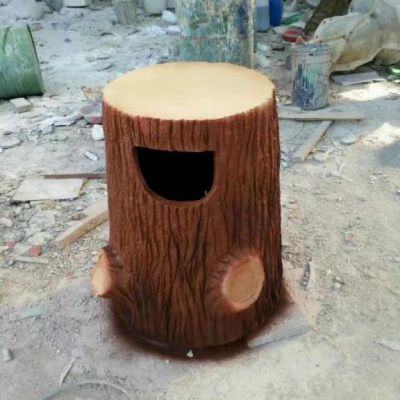 公寓玻璃钢垃圾桶雕塑